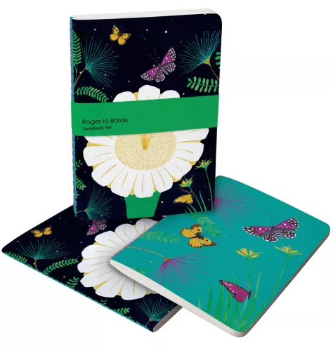 Night Flower A5 Softback Notebook Set of 2