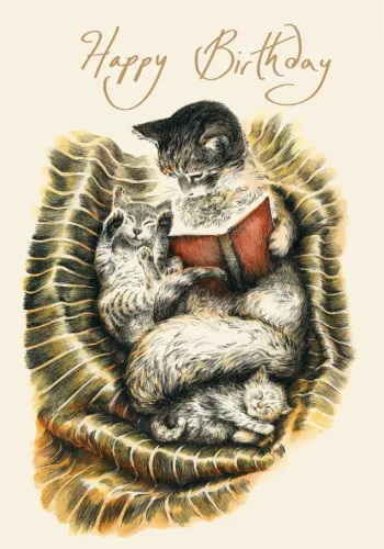Sleeping Kittens Petite Card