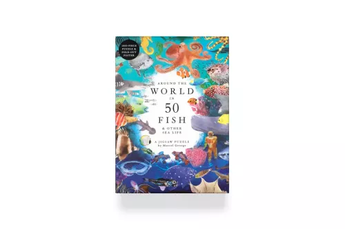 Around the World in 50 Fish, 1000 Piece Puzzle
