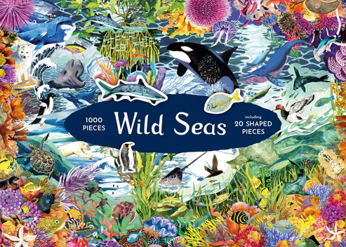 Wild Seas Jigsaw Stories of nature's greatest comebacks: 1000 piece jigsaw with 20 shaped pieces