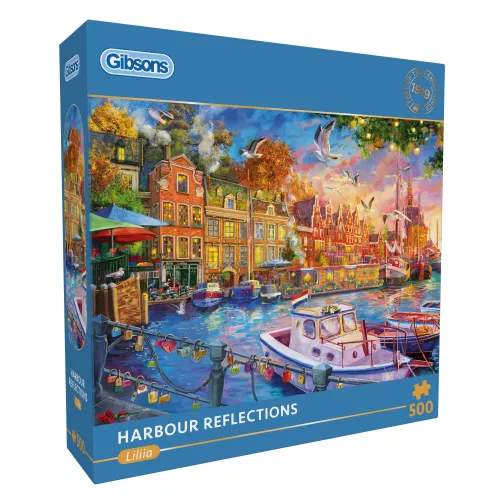 Harbour Reflections, 500pcs Jigsaw