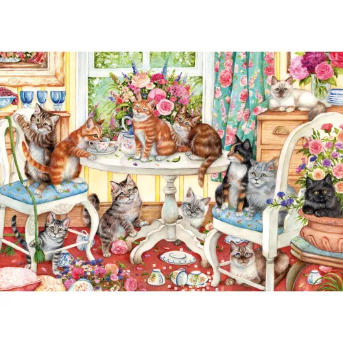 Tails from the Tea Party, 500pcs Jigsaw