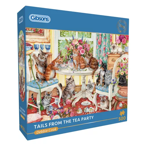 Tails from the Tea Party, 500pcs Jigsaw