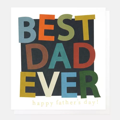 Best Dad Ever Happy Father'S Day, Greeting Card