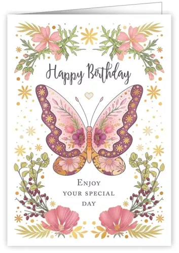 Happy Birthday Enjoy your special day, Greeting card