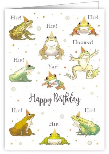 Hip! Hip! Hooray!, Greeting card