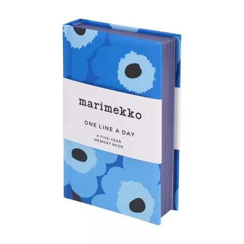 Marimekko One Line a Day (Blue Unikko) - A Five-Year Memory Book