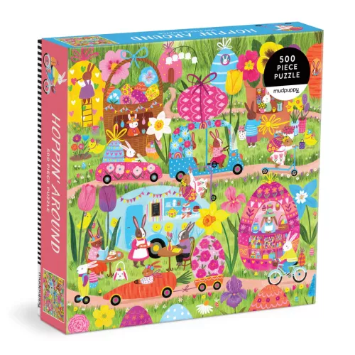 Hoppin' Around 500 Piece Family Puzzle (Jigsaw Products)