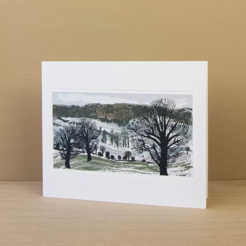 Remnants of Snow, Greeting Card