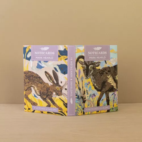 Soay Sheep & Hare, Notecard Wallet