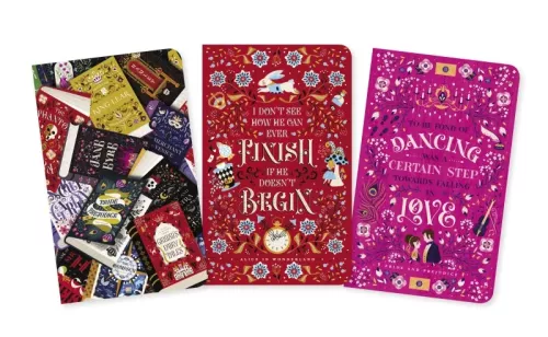 Book Lovers by Jenny Zemanek Set of 3 Mini Notebooks