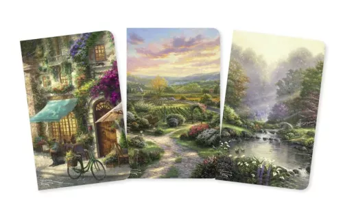 Thomas Kinkade Set of 3 Mini Notebooks