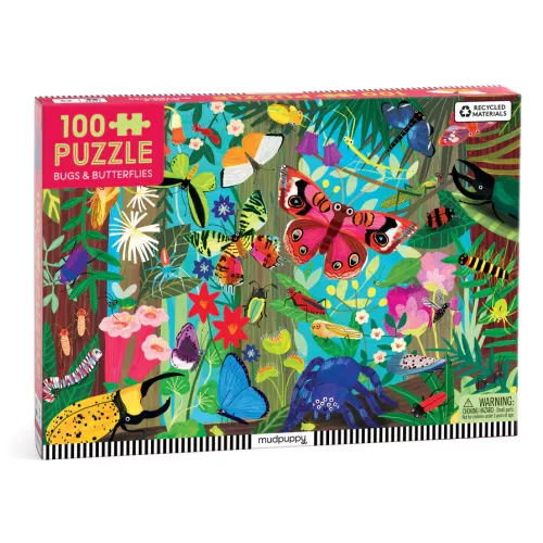Bugs & Butterflies 100 Piece Puzzle