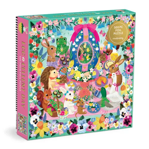 Egg-cellent Day 500 Piece Foil Family Puzzle