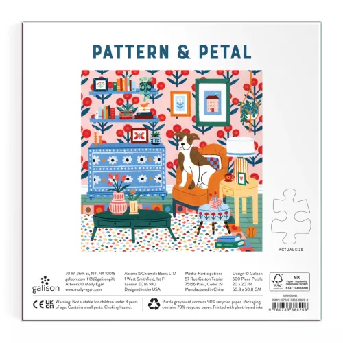 Pattern & Petal 500 Piece Puzzle