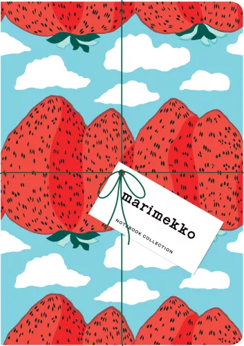 Marimekko Strawberry Notebook Collection (Diary or Journal)