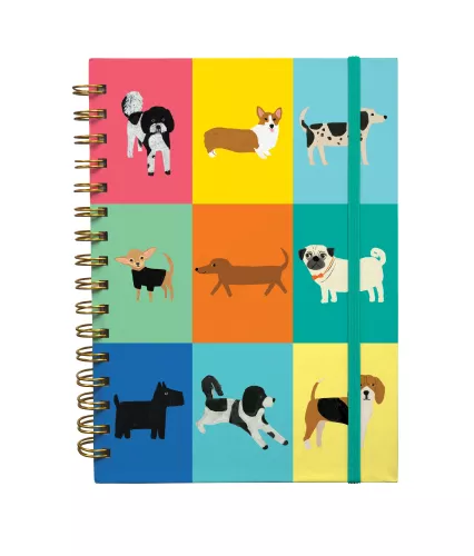 Prize Pooches A5 Blank Wiro Notebook