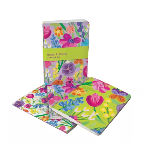 Floral Supernova A6 Softback Notebook Set