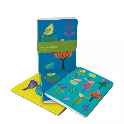 Modern Birds A6 Softback Notebook Set