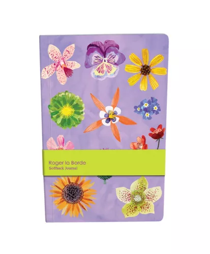 Floral Supernova A5 Softback Journal