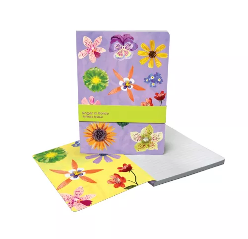 Floral Supernova A5 Softback Journal