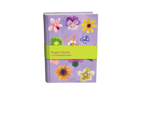 Floral Supernova Illustrated Journal