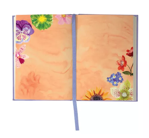 Floral Supernova Illustrated Journal