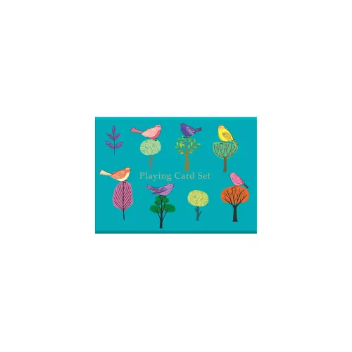 Modern Birds Playing Card Set