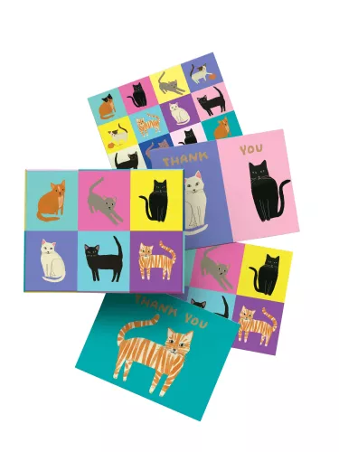 Cat Etticate Chic Notecard Box