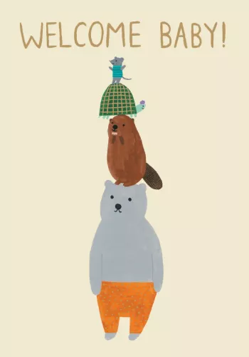 Baby Toy Tower Petite Card