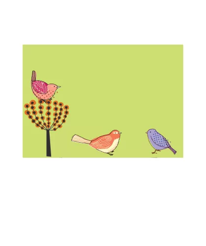 Modern Birds Writing Paper Set