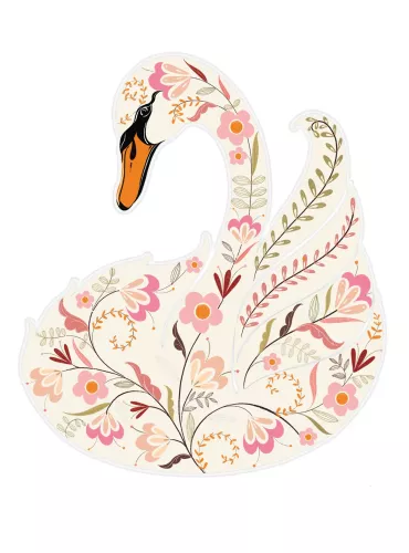 Pollen Swan Card