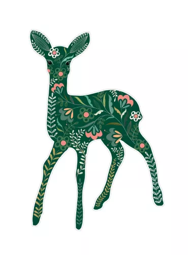 Pollen Deer Card