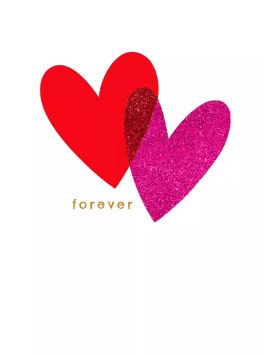 Two Hearts Forever Card