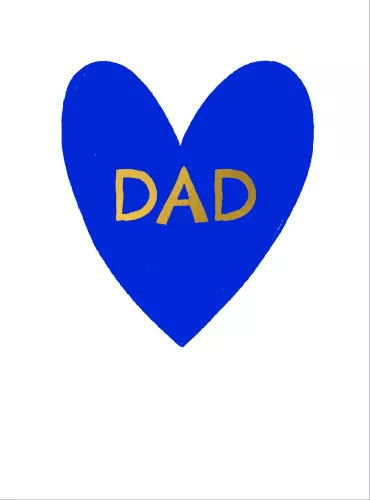 Dad Heart Card