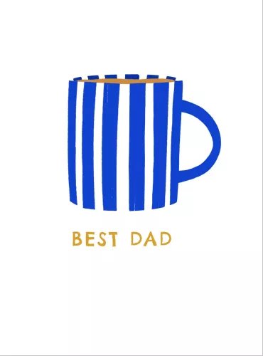 Best Dad Mug Card
