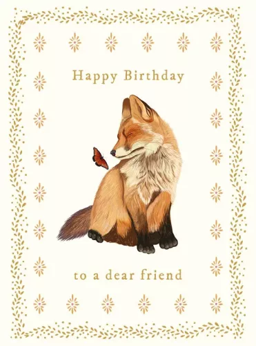 Tale & Ivy Dear Friend Fox Card