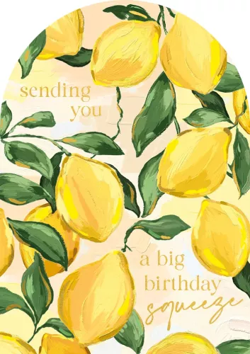 Sundaze Lemon Squeeze Birthday Card