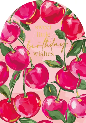Sundaze Cherries Birthday Card