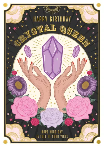 Soulmates Crystal Queen Card