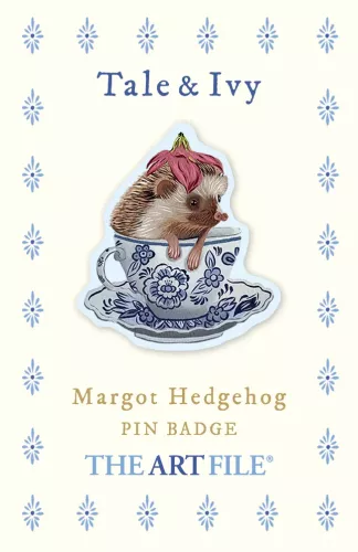 Tale & Ivy Hedgehog Wooden Pin Badge