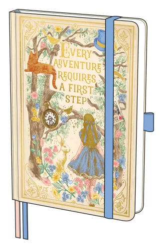 Alice In Wonderland, Storybook A5 Notebook