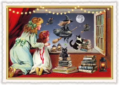 Witch Visit, Postcard