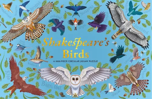 Shakespeare’s Birds A 1000-piece Circular Jigsaw Puzzle