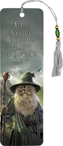Catdalf Beaded Bookmark