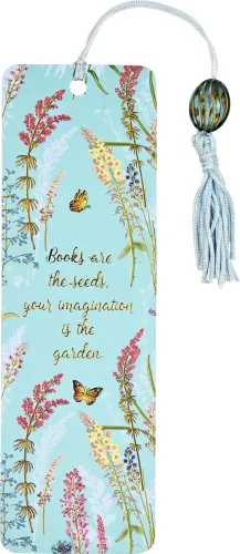 Blooms & Butterflies Beaded Bookmark