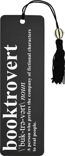 Booktrovert Beaded Bookmark