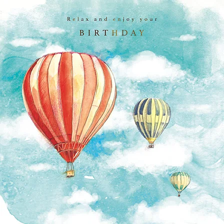 Hotair Balloons, Greeting Card