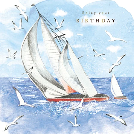 Sail Boat, Greeting Card