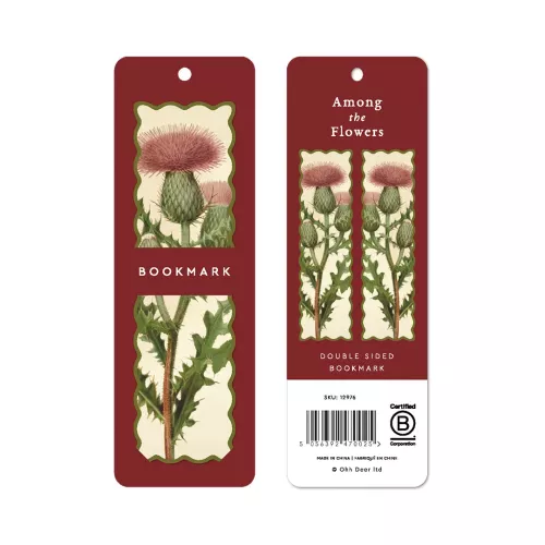 Scalloped Thistle, Premium Bookmark